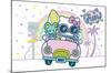 Hello Kitty: 20 Kawaii Vacation - Fun-Trends International-Mounted Poster