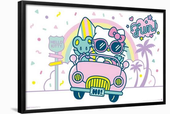 Hello Kitty: 20 Kawaii Vacation - Fun-Trends International-Framed Poster