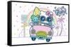 Hello Kitty: 20 Kawaii Vacation - Fun-Trends International-Framed Stretched Canvas