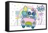 Hello Kitty: 20 Kawaii Vacation - Fun-Trends International-Framed Stretched Canvas