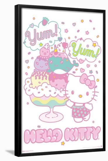 Hello Kitty: 20 Kawaii Vacation - Yum-Trends International-Framed Poster