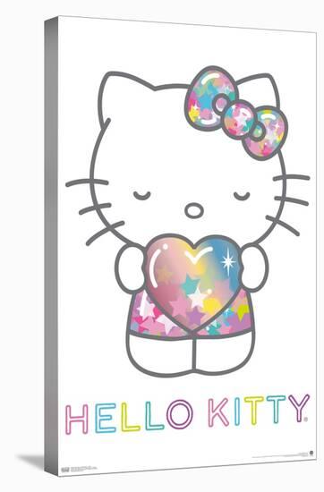 Hello Kitty: 20 Starshine - Heart-Trends International-Stretched Canvas