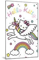 Hello Kitty: 21 Unicorn-Trends International-Mounted Poster