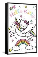 Hello Kitty: 21 Unicorn-Trends International-Framed Stretched Canvas