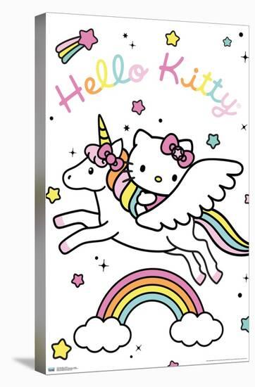 Hello Kitty: 21 Unicorn-Trends International-Stretched Canvas