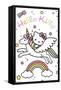 Hello Kitty: 21 Unicorn-Trends International-Framed Stretched Canvas