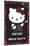 Hello Kitty: 22 Punk Red-Trends International-Mounted Poster