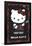 Hello Kitty: 22 Punk Red-Trends International-Framed Poster