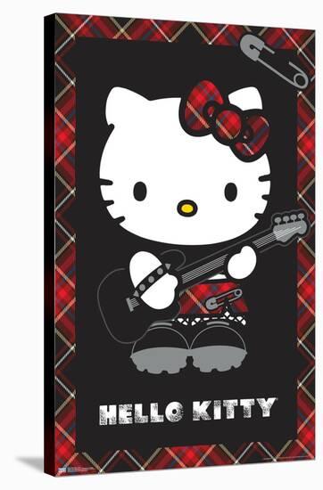 Hello Kitty: 22 Punk Red-Trends International-Stretched Canvas