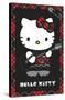 Hello Kitty: 22 Punk Red-Trends International-Stretched Canvas