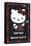Hello Kitty: 22 Punk Red-Trends International-Framed Stretched Canvas