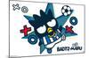 Hello Kitty and Friends: 21 Sports - Badtz-Maru Soccer-Trends International-Mounted Poster