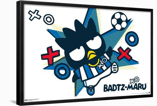 Hello Kitty and Friends: 21 Sports - Badtz-Maru Soccer-Trends International-Framed Poster