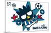 Hello Kitty and Friends: 21 Sports - Badtz-Maru Soccer-Trends International-Mounted Poster