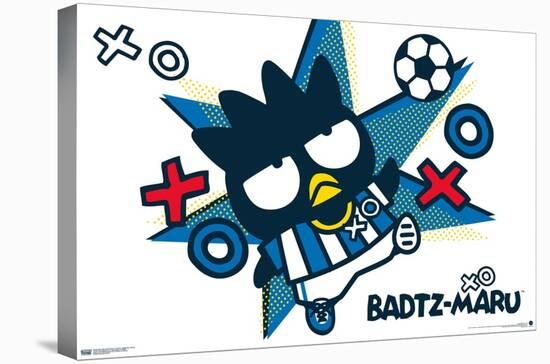 Hello Kitty and Friends: 21 Sports - Badtz-Maru Soccer-Trends International-Stretched Canvas