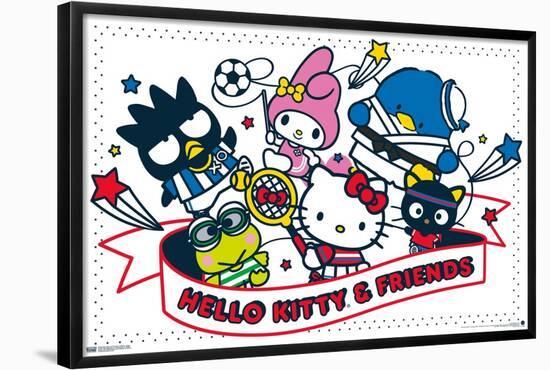 Hello Kitty and Friends: 21 Sports - Group-Trends International-Framed Poster
