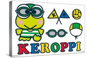 Hello Kitty and Friends: 21 Sports - Keroppi Water Polo-Trends International-Stretched Canvas