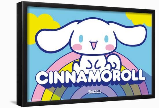 Hello Kitty and Friends: 22 Over The Rainbow - Cinnamoroll-Trends International-Framed Poster