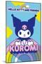 Hello Kitty and Friends: 22 Over The Rainbow - Kuromi-Trends International-Mounted Poster
