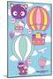 Hello Kitty and Friends: 22 Seize The Moment - Hot Air Balloons-Trends International-Mounted Poster