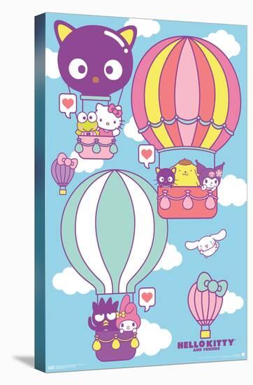 Hello Kitty and Friends: 22 Seize The Moment - Hot Air Balloons-Trends International-Stretched Canvas