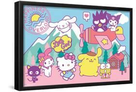 Hello Kitty and Friends: 22 Spring - Happiness Overload-Trends International-Framed Poster