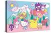 Hello Kitty and Friends: 22 Spring - Happiness Overload-Trends International-Stretched Canvas