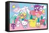 Hello Kitty and Friends: 22 Spring - Happiness Overload-Trends International-Framed Stretched Canvas