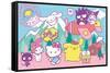 Hello Kitty and Friends: 22 Spring - Happiness Overload-Trends International-Framed Stretched Canvas