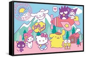 Hello Kitty and Friends: 22 Spring - Happiness Overload-Trends International-Framed Stretched Canvas