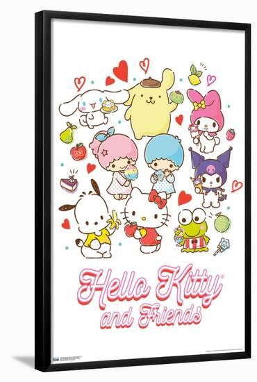 Hello Kitty and Friends: 23 Favorite Flavors - Kawaii-Trends International-Framed Poster