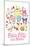 Hello Kitty and Friends: 23 Favorite Flavors - Kawaii-Trends International-Mounted Poster