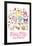 Hello Kitty and Friends: 23 Favorite Flavors - Kawaii-Trends International-Framed Poster