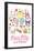 Hello Kitty and Friends: 23 Favorite Flavors - Kawaii-Trends International-Framed Poster