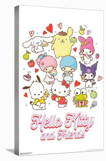 Hello Kitty and Friends: 23 Favorite Flavors - Kawaii-Trends International-Stretched Canvas