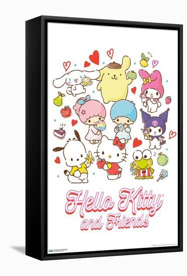 Hello Kitty and Friends: 23 Favorite Flavors - Kawaii-Trends International-Framed Stretched Canvas