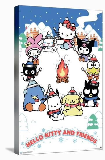 Hello Kitty and Friends: 24 Aspen - Marshmallows-Trends International-Stretched Canvas