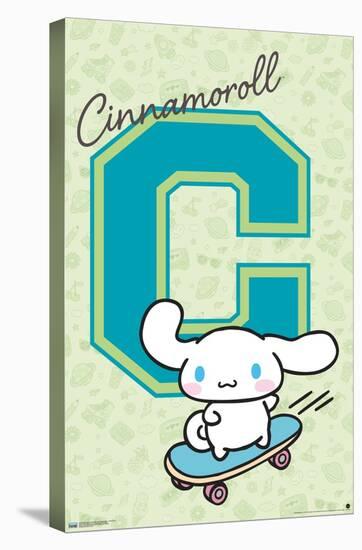 Hello Kitty and Friends: 24 College Letter - Cinnamoroll-Trends International-Stretched Canvas