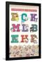 Hello Kitty and Friends: 24 College Letter - Group-Trends International-Framed Poster