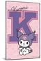 Hello Kitty and Friends: 24 College Letter - Kuromi-Trends International-Mounted Poster