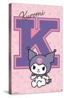Hello Kitty and Friends: 24 College Letter - Kuromi-Trends International-Stretched Canvas