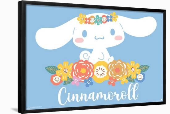 Hello Kitty and Friends: 24 Flowers - Cinnamoroll-Trends International-Framed Poster