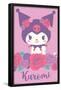 Hello Kitty and Friends: 24 Flowers - Kuromi-Trends International-Framed Poster