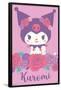 Hello Kitty and Friends: 24 Flowers - Kuromi-Trends International-Framed Poster
