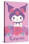 Hello Kitty and Friends: 24 Flowers - Kuromi-Trends International-Stretched Canvas