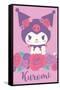 Hello Kitty and Friends: 24 Flowers - Kuromi-Trends International-Framed Stretched Canvas