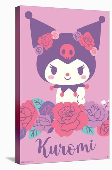 Hello Kitty and Friends: 24 Flowers - Kuromi-Trends International-Stretched Canvas
