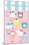 Hello Kitty and Friends: 24 Ice Cream Parlor - Group-Trends International-Mounted Poster