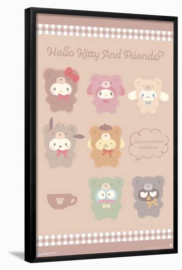 Hello Kitty and Friends: 24 Latte - Group-Trends International-Framed Poster