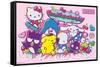 Hello Kitty and Friends: 24 Tokyo Skate Group Play-Trends International-Framed Stretched Canvas